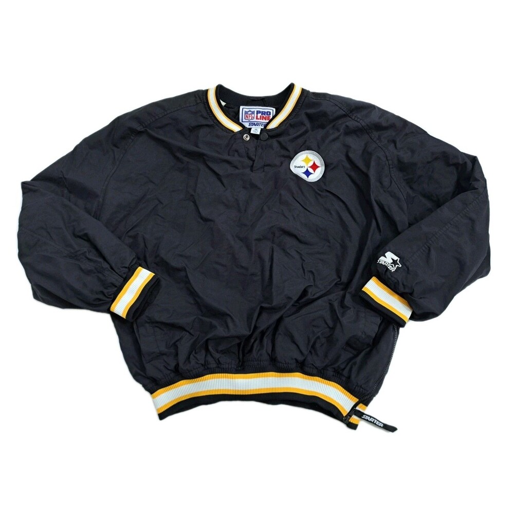 Pittsburgh Steelers Starter Proline Jacket Mens XL NFL Football Vintage 90s